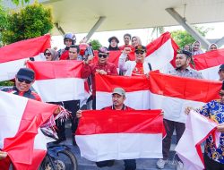 Gubernur Buka Kirab Kebangsaan di Sebatik, Tegaskan Perbatasan Wajah Terdepan Indonesia 