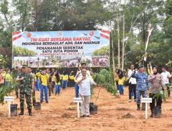 Ajak Masyarakat Rawat Lingkungan, Wabup Bulungan Ikuti Aksi Tanam Satu Juta Pohom