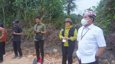 Gubernur Tinjau Penanganan Karhutla di KM 12 Desa Gunung Sari
