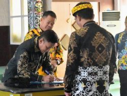 Bupati Syarwani Ucapkan Selamat Kepada Sekda Risdianto Ketua FORSESDASI Kaltara Periode 2025-2028